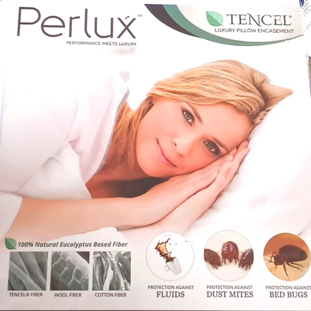 Perlux King Sized Luxury Pillow Encasement Covers